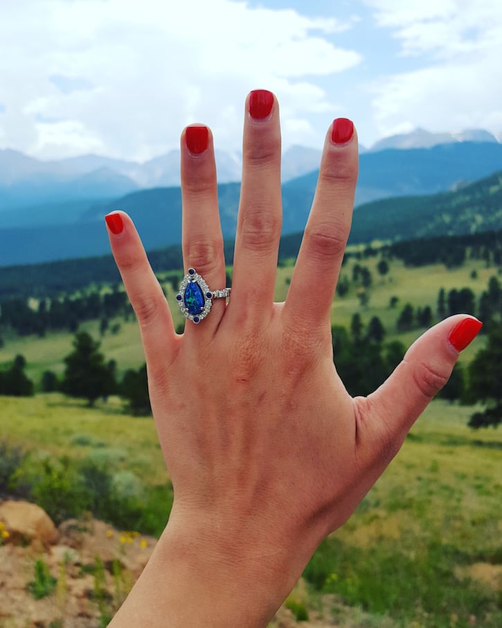 How to Take Care of an Opal Engagement Ring